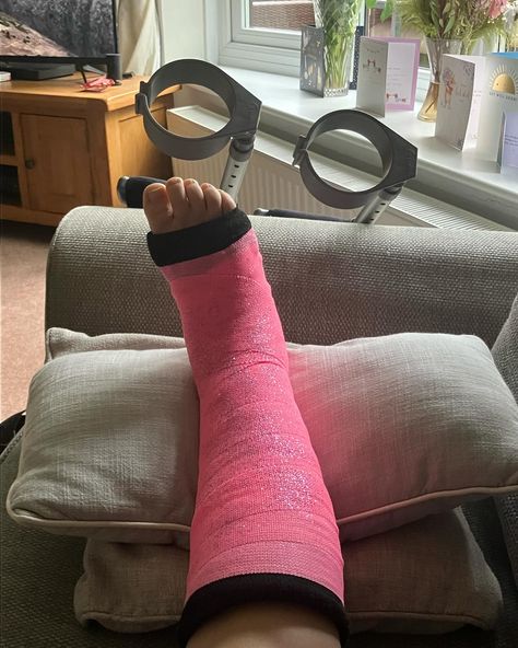 **Broken Ankle Update** Had my stitches out this week (all 34 of them) and I have nice pink glittery cast for the next few weeks. Got some gnarly scars and some serious looking hardware, but I’m hoping the Mancubs will think that’s makes me really cool! I’ve taken over the kitchen table again to save me hopping over the workshop too often so we are still getting through the majority of orders on time but we are super grateful for all your patience and kind words. Thanks everyone, Kat x #bro... Broken Ankle Cast, Broken Ankle, Body Hygiene, Thanks Everyone, Kind Words, On Time, Kitchen Table, The Next, It Cast