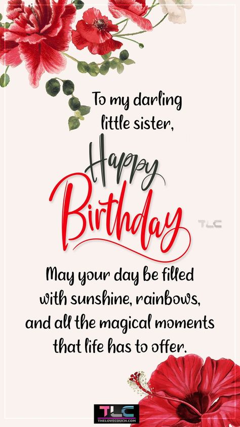 Find the perfect birthday wishes for your sister. Wish your sister a wonderful birthday with our expertly curated collection of birthday wishes for sister. Let's help you express your heartwarming love and blessings on your sister's special day. Whether you want to make her laugh or shed a heartfelt tear, these birthday wishes for younger or older sister are simply perfect to make her feel special. Birthday Wishes For Sister In Law, 65 Birthday Wishes, Birthday Wishes For My Sister, Birthday Wishes For Younger Sister, Birthday Wishes For Your Sister, Sister Birthday Wishes, Happy Birthday Wishes For Her, Happy Birthday Quotes For Daughter, 65 Birthday