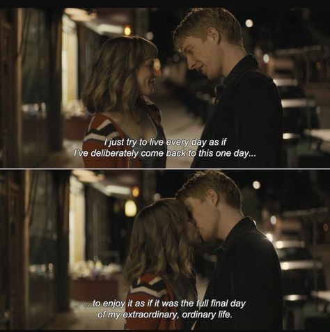 About Time Movie Aesthetic, About Time Movie Quotes, About Time 2013, Anamorphosis And Isolate, Extraordinary Ordinary, Domhnall Gleeson, Movies Quotes Scene, Romantic Movie Quotes, I Love Cinema