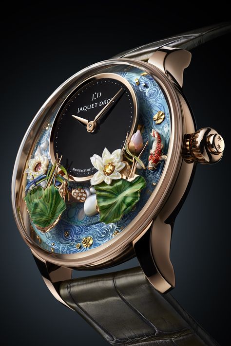 Jaquet Droz: Magic Lotus Automaton | Watch Insanity Used Rolex, Fancy Watches, Breitling Watches, Expensive Watches, Harry Winston, Richard Mille, Watches Unique, Watch Sale, Audemars Piguet