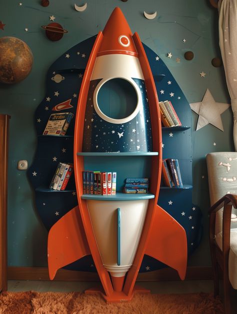 Discover 20 incredible space-themed bedroom ideas for boys that are sure to impress. From DIY decor projects to amazing wallpaper and night lights, these designs are ideal for creating a dream space. Perfect for little boys and teen boys, these space-themed boys' bedroom ideas will turn their room into an intergalactic paradise they'll love. Vintage Space Themed Bedroom, Aesthetic Boys Room, Kids Room Space Theme, Bedroom Space Theme, Bedroom Ideas For Boys, Space Themed Bedroom, Amazing Wallpaper, Reading Themes, Aesthetic Space