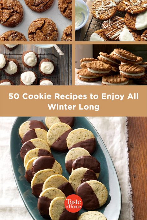 Winter Cookie Recipes, Winter Cookies Recipes, Soft Ginger Cookies, Drop Cookie Recipes, Butter Sugar Cookies, Winter Cookies, Winter Baking, Orange Cookies, Spritz Cookies