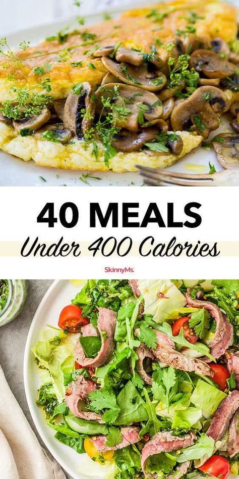 400 Calorie Breakfast, Meals Under 300 Calories, Recipes Under 400 Calories, 400 Calorie Dinner, Meals Under 400 Calories, 400 Calorie Meals, Under 300 Calories, Low Calorie Dinners, Calorie Meal Plan