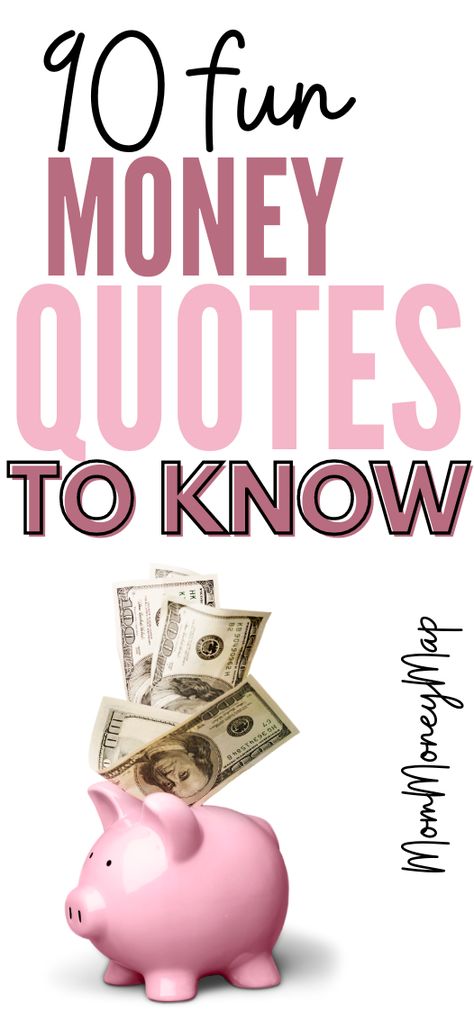 Some fun and hilarious money sayings and money quotes that will keep you passionate and inspired. The best money sayings of all time including quotes about financial literacy and freedom, and making and saving money. Get the motivation and mindset that you need to save & make money! Make More Money Quotes, Quotes About Spending Money, Funny Money Quotes Humor, Money Sayings Quote, Piggy Bank Sayings Funny, Money Sayings Funny, Quotes About Making Money, Bills Quotes Funny, Spend Money Quotes