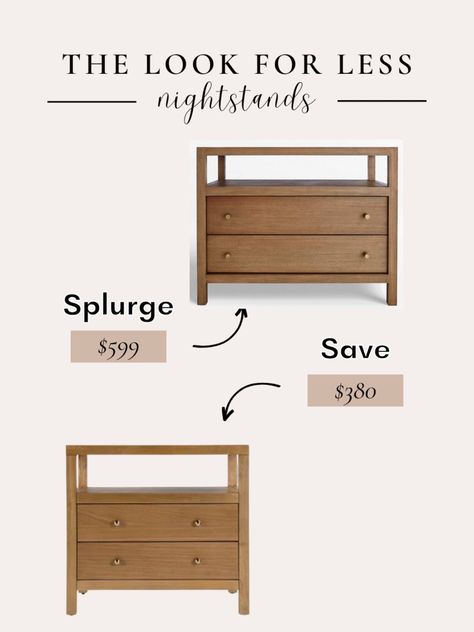 Build Your Own Nightstand, Crate And Barrel Nightstand, Keane Night Stand, Driftwood Nightstand, Crate And Barrel Bedroom, Nightstand Height, Double Nightstand, Wide Nightstand, Affordable Nightstand