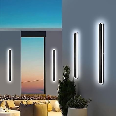 Modern outdoor wall lighting