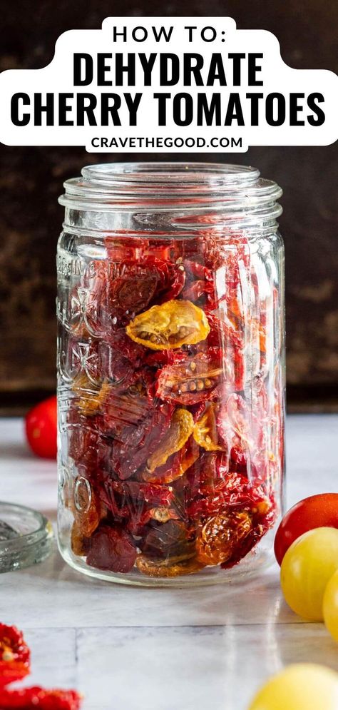 Drying Cherry Tomatoes In Dehydrator, Canning Dehydrated Tomatoes, What To Do With Cherry Tomatoes Canning, Dehydrated Cherry Tomatoes Recipes, How To Dehydrate Cherry Tomatoes, Dehydrator Seasoning, Ways To Can Tomatoes, Sun Dried Cherry Tomatoes Dehydrator, Ways To Preserve Cherry Tomatoes