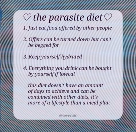 Parasite Diet, Winter Arc, Under Your Spell, No Calorie Foods, Diet Motivation, Glow Up Tips, Low Cal, Body Inspiration, Quick Workout