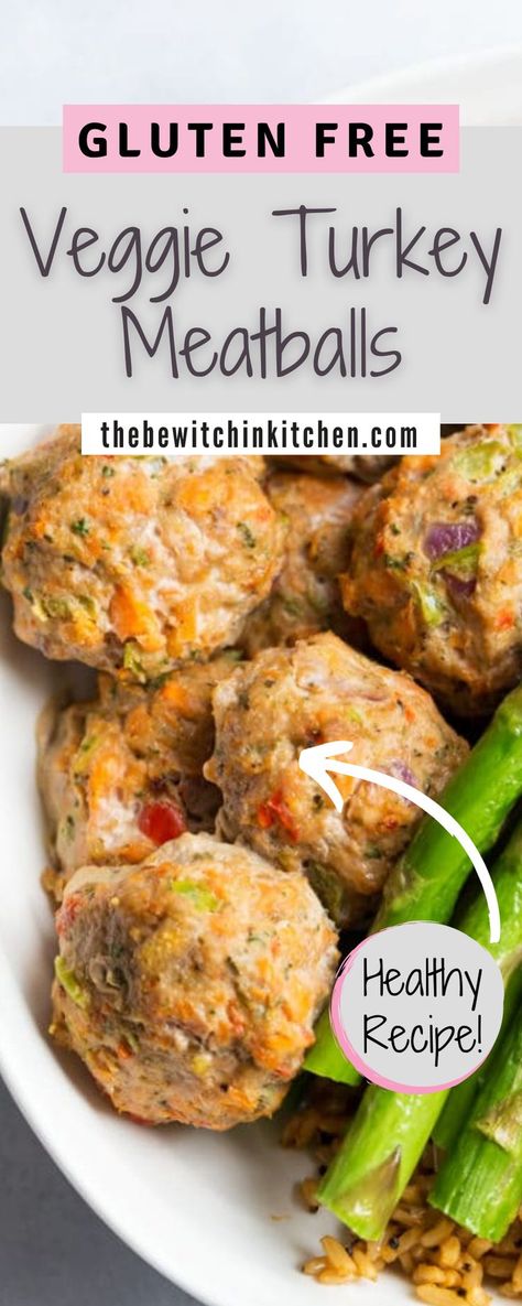 Anti Inflammation Meatballs, Gluten Free Dairy Free Ground Turkey Recipes, Turkey Meatballs With Veggies, Turkey Meatballs For Baby, Veggie Turkey Meatballs, Turkey Veggie Meatballs, Kid Friendly Meatballs, Baby Meatballs, Meatballs With Vegetables