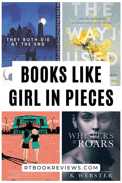 Looking for books like Girl in Pieces, an emotionally tough look at mental health recovery? Tap to see more books like it for moving, realistic reads introducing tough conversations to young adult readers. #bestbooks #bestyoungadultbooks #YAbooks Books Like Girl In Pieces, Heartbreaking Books, Kathleen Glasgow, Books For Young Adults, Girl In Pieces, Uplifting Books, Young Adult Books, Tough Conversations, Book Wishlist