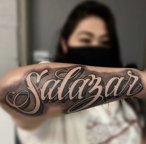 Lettering Fonts Tattoo, Tattoo Writing Styles, Arm Tattoos Lettering, Tattoo Letras, Best Tattoo Fonts, Arm Tattoos For Guys Forearm, Negative Space Tattoo, Fonts Tattoo, Octopus Tattoo Design