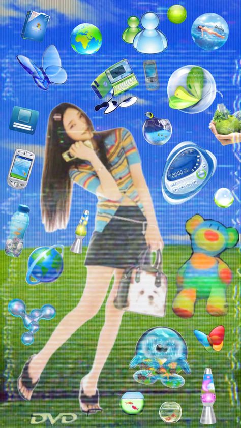 #joy #frutigeraero #cybercore Frutigo Aero Outfit, Fruitier Aero Outfit, Frutiger Aero Outfits, Frutiger Aero, Windows Xp, Cute Wallpaper Backgrounds, Connect With People, Your Aesthetic, Creative Energy