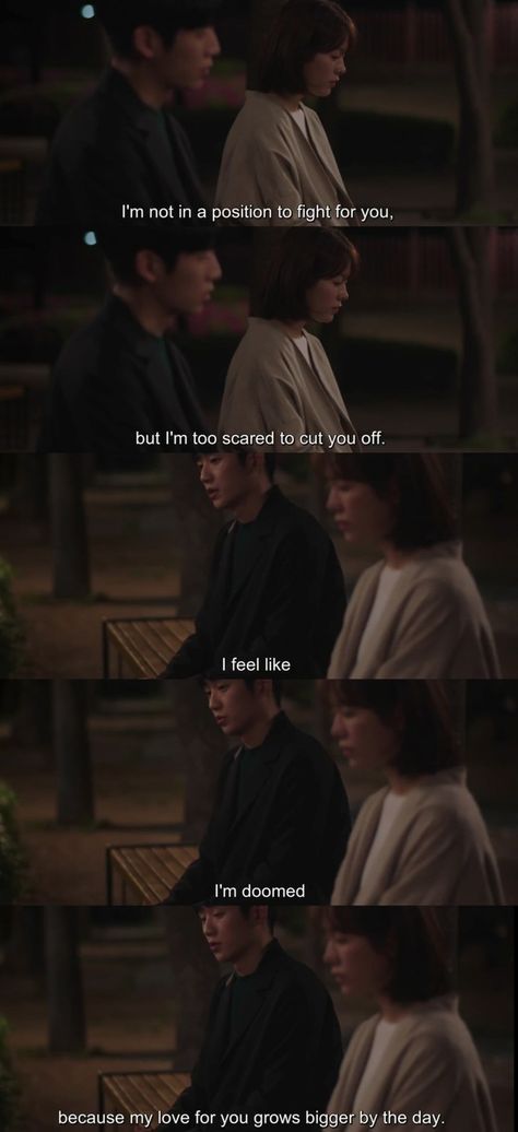 One spring night Korean drama quotes #koreandrama #koreandramaquotes #kdrama #kdramaquotes #onespringnightkdrama #onespringnight #onespringnightkoreandrama #onespringnightkdramaquotes #onespringnightkoreandramaquotes #junghaein #hanjimin Kdrama Love Quotes, Korean Dialogue, One Spring Night Kdrama, One Spring Night, Kdrama Love, Han Ji Min, Spring Night, Spring Nights, Kdrama Funny