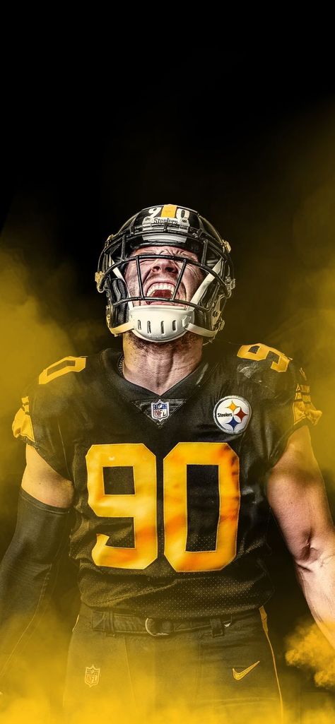 Steelers Wallpaper Iphone, Eagles Vs Steelers, Football Locker Decorations, Pittsburgh Steelers Helmet, Steelers Wallpaper, Tj Watt, Pittsburgh Steelers Wallpaper, Steelers Pics, Pittsburgh Steelers Players