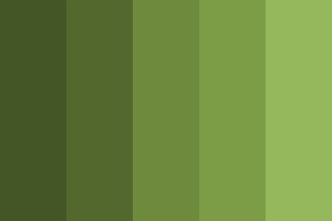 Olive Green Color Palette, Pantone Verde, Olive Green Paints, Green Color Combinations, Green Color Palette, Hex Color Palette, Green Palette, Green Colour Palette, Different Shades Of Green