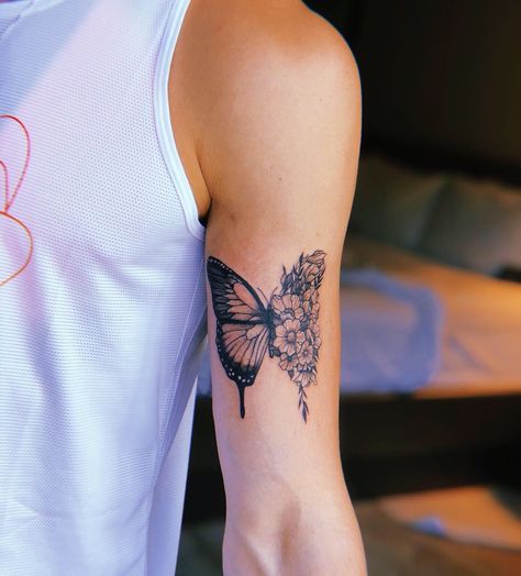 butterfly tattoo. Shawn Mendes Shawn Mendes Butterfly Tattoo, Butterfly Tattoo Meaning, Tattoo Paper, Tattoo Meaning, Foot Tattoo, Foot Tattoos, Get A Tattoo, Minimalist Tattoo, Tattoos With Meaning