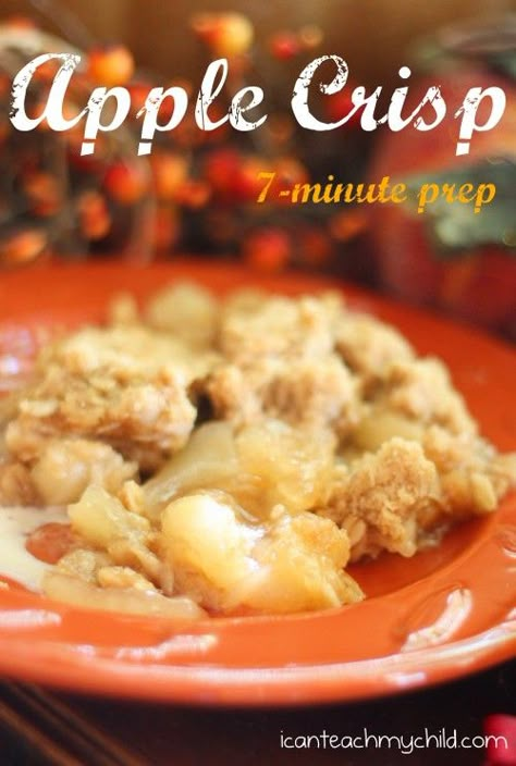 Easy Apple Crisp with canned apples (Made 9/28- soo good and easy!) Apple Crisp Without Oats, Apple Crisp Pie, Apple Crisp Cheesecake, Easy Apple Crisp, Apple Pie Filling Recipes, Easy Apple Crisp Recipe, Canned Apple Pie Filling, Apple Crisp Easy, Pie Filling Recipes