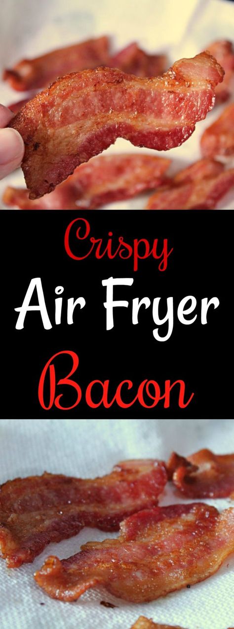 Thick Bacon, Super Easy Breakfast, Air Fryer Bacon, Creamy Garlic Pasta, Make Bacon, Bacon Grilled Cheese, Bacon In The Oven, Air Fryer Oven Recipes, Cooking Bacon