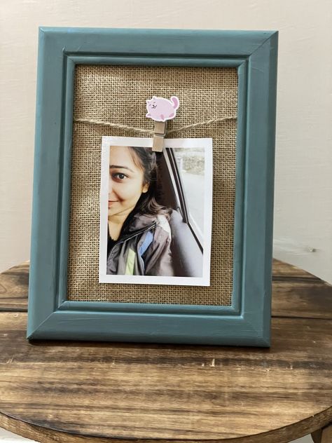 Jute Photo Frame Diy, Diy Photo Frames, Jute Crafts, Frame Picture, Frame Photo, Wall Frames, Photo Picture Frames, Creative Wall, Jute Rope