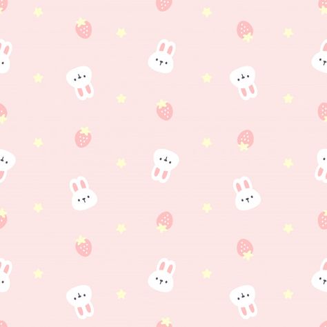 Cute Pink Patterns, Cute Rabbit Wallpaper, Wallpaper Rabbit, Rabbit Background, Rabbit Wallpaper, Gold Geometric Pattern, Cute Patterns, Bunny Wallpaper, Cute Pastel Wallpaper