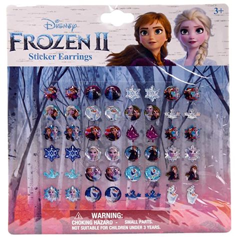 Sticker Earrings, Minnie Mouse Stickers, Frozen Toys, Elsa Birthday, Learning Toys For Toddlers, Anna Elsa, Disney Sticker, Girls Dress Up, Frozen Disney