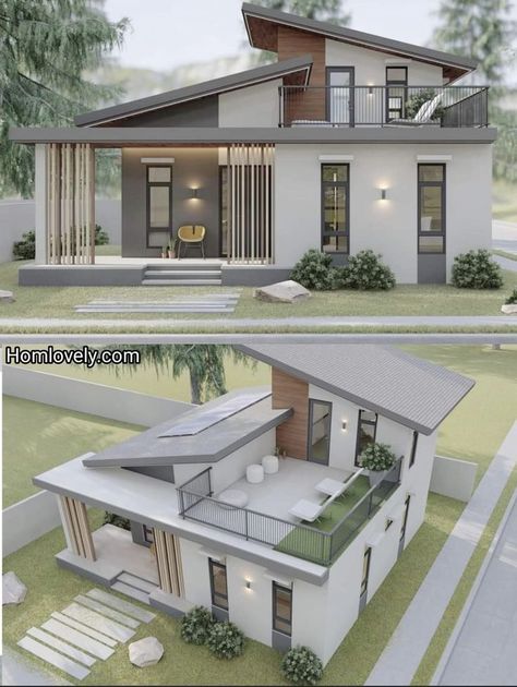 Small House Blueprints, Modern Small House Design, Small House Design Exterior, Building Plans House, Building House Plans Designs, Architectural Design House Plans, Sims House Plans, House Construction Plan, Model House Plan