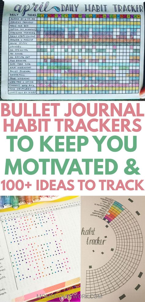 Learn how to make a BULLET TRACKER HABIT TRACKER. Get a free check list key of 101+ ideas on things to put in it broken down by categories from house chores and cleaning, water and fitness, mental health and more. See simple, creative pages for layout inspiration to DIY in your bujo / planner. Track your habits daily in a small weekly, monthly, or large yearly spread. Minimalist to elaborate. Circle to vertical and in between. See my printables post for a free 30 day tracker template chart. Habit Tracker Ideas, Fitness Journal Printable, Diy Fitness, How To Bullet Journal, Tracker Ideas, To Do Planner, Habit Tracker Bullet Journal, Bullet Journal Tracker, Journal Diy