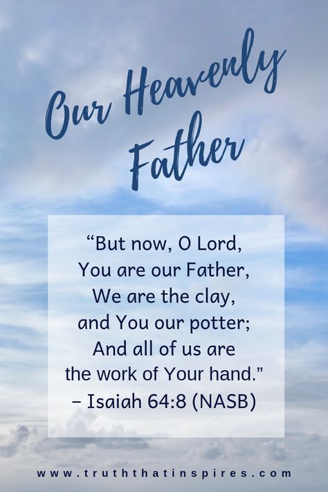 There are all sorts of fathers, both good and bad. The bible refers to God as "our Heavenly Father" but what type of father is He? Visit the link to find out! ------- #bibleverse #biblequote #inspiration #quote #FathersDay #biblicaltruth #father #ourheavenlyfather #Isaiah #Christian #God #GodsWord #scripture Study Topics, Beautiful Messages, Spirit Of Truth, Spiritual Reading, Father God, Our Father In Heaven, Almighty God, Just Pray, Lord God