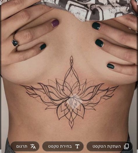 Chest Mandala, Sternum Tattoo Design, Lotus Flower Tattoo Design, Sternum Tattoo, Tattoo Design Book, Modern Tattoos, Flower Tattoo Designs, Chest Tattoo, Mini Tattoos