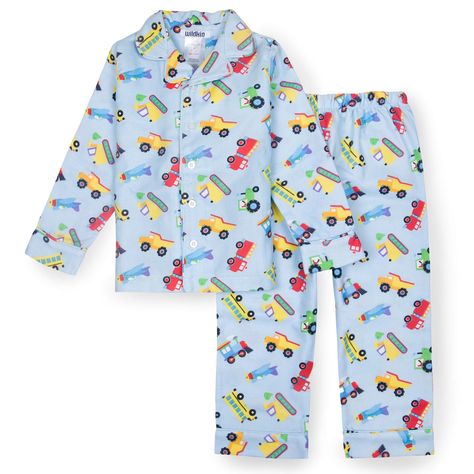 Pajamas For Boys, Blue Pajamas, Toddler Sheets, Girl Train, Kids Flannel, Toddler Pajamas, Kids Print, Kids Training, Elastic Waistband Pants