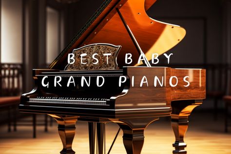 Choose between the 25 Best Baby Grand Pianos Baby Grand Piano In Small Space, Baby Grand Piano Room, Grand Piano Decor, Piano In Living Room, Grand Piano Living Room, Grand Piano Room, Piano Living Rooms, Baby Grand Piano, Piano Decor