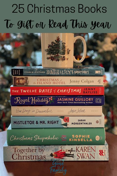 25 Christmas Books To Get You in the Holiday Spirit - Gone With The Family Books To Gift, Holiday Reading List, Best Christmas Books, Holiday Reading, Book Club Reads, Nap Dress, Christmas Reading, Book Recommendation, Holiday Romance