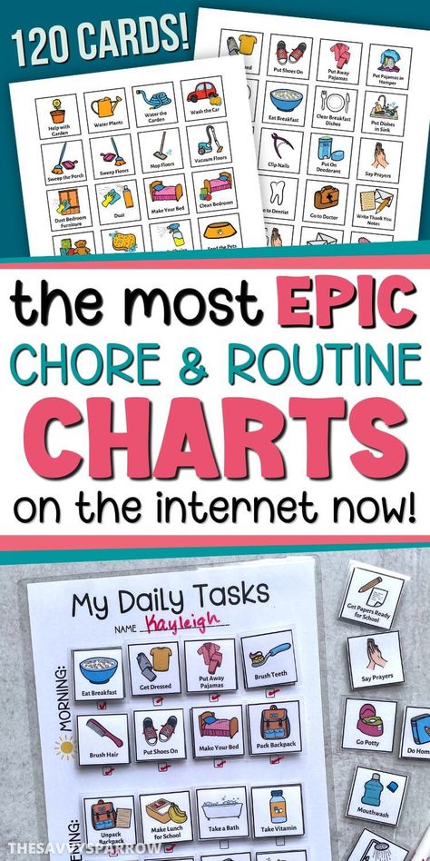 Morning Chores For Kids, Kindergarten Chore Chart, Kids Bedtime Routine Chart, Daily Routine Cards Free Printable, Bedtime Routine Chart Printable, Printable Morning Routine Chart, Visual Chore Chart For Kids, Daily Routine Pictures For Kids, Free Printable Chore Chart With Pictures