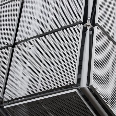 Projects | Cadisch MDA Aluminium Aesthetic, Perforated Panel Facade, Perforated Metal Facade Pattern, Perforated Metal Panel Facade, Metal Facade Architecture Design, Metal Screens Architecture, Perforated Metal Facade, Metal Panels Facade, Interesting Aesthetic