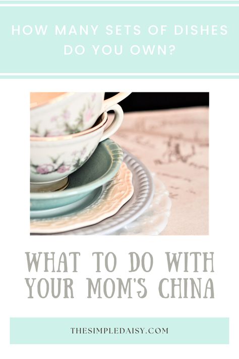 Ways To Display China Dishes, Unique Ways To Display China, What To Do With Grandmas China, Using China Everyday, What To Do With Old China Dishes Ideas, Storing China Dishes Ideas, Display China Ideas, How To Store China Dishes, What To Do With China Dishes