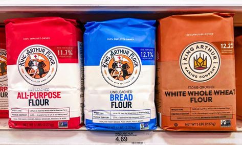 This Is How Long Flour Actually Lasts, According to King Arthur Baking Company How To Store Flour, Small Thanksgiving, King Arthur Flour Recipes, Raisin Cake, Raisin Recipes, Stuffed Pumpkin, King Arthur Baking, Whole Grain Flour, Applesauce Cake