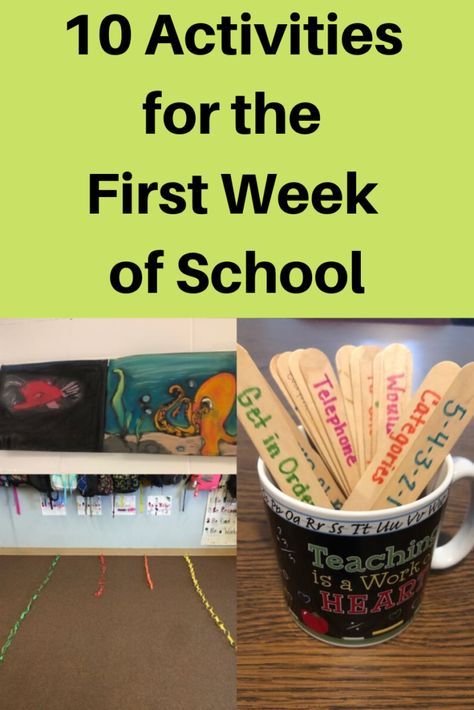 School Activities For Kids, First Week Of School Activities, School Wide Themes, First Week Activities, First Day Activities, First Week Of School Ideas, Classroom Procedures, Stem Activity, First Day School