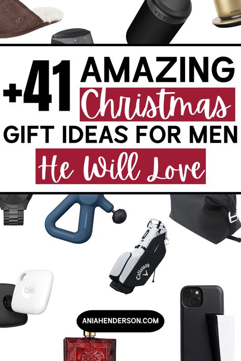 These are incredible gift ideas for men in your life! Gift ideas for boyfriend | gift ideas for him | gift ideas for men | gift ideas | perfect gift ideas for this holiday season | holiday gift guide Gift Ideas Husband Christmas, Gifts To Get Your Boyfriend, Inexpensive Gifts For Men, Gifts For Young Men, Christmas Gift Ideas For Men, Love Gift Ideas, Gift Guide For Men, Gift Ideas For Boyfriend