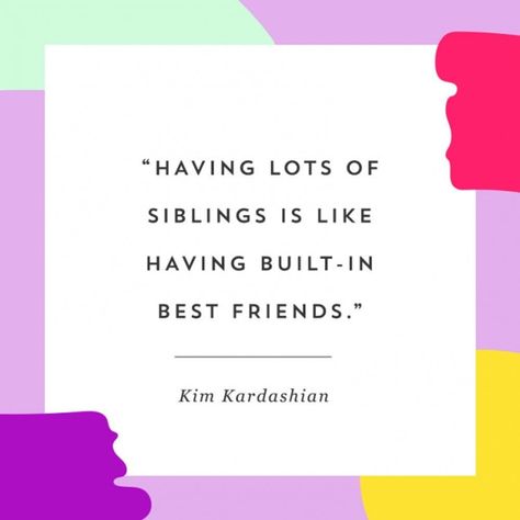 13 Quotes That Will Make You Say Awww on National Siblings Day - Brit + Co National Siblings Day, Siblings Day, Sibling Quotes, National Sibling Day, Thoughtful Quotes, Sibling Love, Happy Mother's Day Greetings, A Moment To Remember, Mother's Day Cards