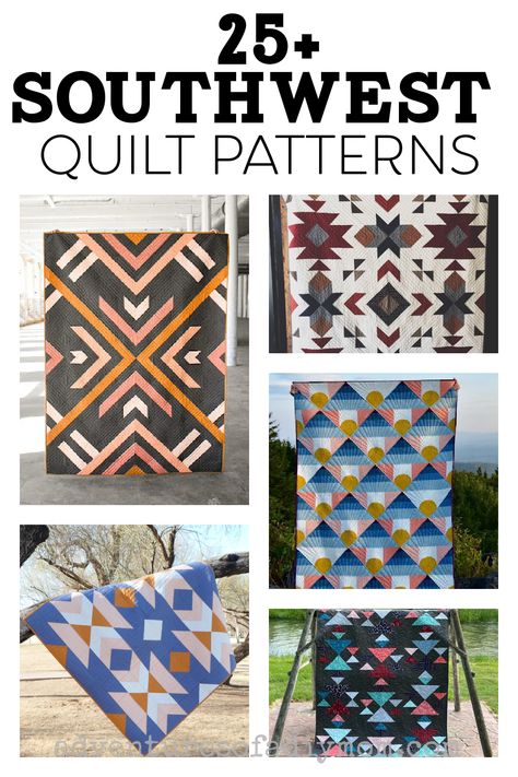 25+ Southwest Quilt Patterns - Adventures of a DIY Mom Aztec Quilt Pattern Free Native American, Free Southwest Quilt Patterns, Homestead Quilt Pattern, Free Quilt Patterns For Queen Size Bed, Native American Quilts Patterns Southwest Style, Mexican Quilt Ideas, Native American Quilt Blocks, Southwestern Quilts Patterns, Southwest Quilt Blocks