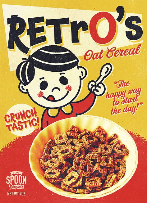 How To Create a Retro Cereal Box Design with a Mascot Character Cereal Design Packaging, Cereal Box Illustration, Cereal Poster, Cereal Logo, Cereal Logos, Cereal Design, Cereal Box Design, Cereals Packaging Design, Cereal Packaging