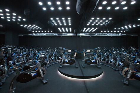 Gallery of BECYCLE / götz+bilchev Architekten + Lien Tran + DRAA - 3 Urban Fitness, Boutique Fitness Studio, Cycling Studio, Boutique Fitness, Gym Lighting, Spa Facilities, Gym Design Interior, Spin Studio, Fitness Boutique