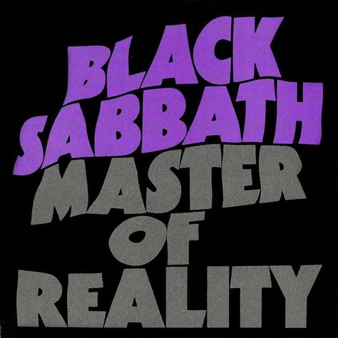 Black Sabbath Album Covers, Black Sabbath Albums, Rock Album Cover, Master Of Reality, Tony Iommi, Rock Album Covers, Bill Ward, Metal Albums, Pochette Album