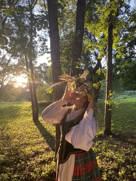 Lithuanian Aesthetic, Lithuania Culture, Lithuanian Culture Aesthetic, Lithuania Folk, Lithuanian Culture, Lithuanian Countryside, Latvian Culture Aesthetic, Lithuanian Folk Costume, Baltic Countries