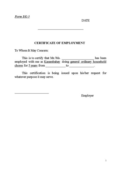 Download customizable To Whom It May Concern Letter Form in DOCX format. Create a certificate of employment and more, with our free templates. Letter Of Employment Sample, Certificate Of Employment Sample, To Whom It May Concern Letter, Character Letter Of Recommendation, Work Resignation Letter, Certificate Of Employment, Employment Letter Sample, Letter Of Recommendation Format, Employment Letter