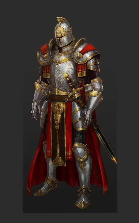 my game inspiration folder full of pics that gave me an idea or thought about something to add to my games  - Imgur Knight In Armor, Plate Armor, Illustration Fantasy, Armadura Medieval, Idee Cosplay, Knight Art, Male Character, Knight Armor, Medieval Armor