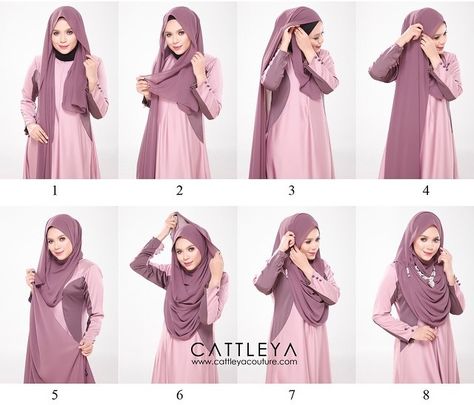 21+ Beautiful Hijab Styles and Scarf Wearing Ideas Chest Coverage Hijab, Square Hijab Tutorial, Fashion Hijab Style, How To Wear Hijab, Simple Hijab Tutorial, Estilo Hijab, Turban Hijab, Hijab Designs, Simple Hijab