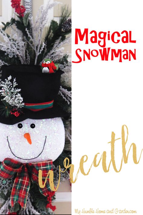 Carrot Nose For Snowman, Snowman Wreaths, Christmas Primitive Decor, Christmas Primitive Crafts, Wreath Snowman, Snowman Head, Humble Home, Wreath Frames, Make A Snowman