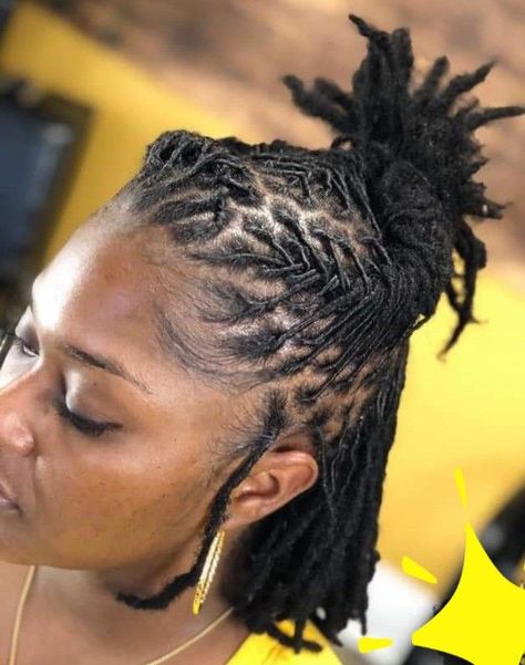 Short Dreads Updo Styles For Women, Dreadlock Short Hairstyles Black Women, Up Down Locs Hairstyles For Women, Dred Styles Women, Short Loc Styles For Women Updo For Wedding, Short Dreadlocks Styles Black Women, Dreads Short Hair Black Women, Women Loc Styles Short, Latest Dreadlocks Styles For Short Hair