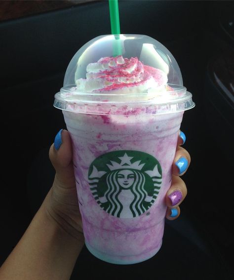 102 Likes, 12 Comments - S A N D R A. V . |HomeDecor| (@mrs.villa.cozynest) on Instagram: “Of course I had to try it #UnicornFrappuccino  I think my  are way better! That's all I have…” Fruit Shortcake, Unicorn Frappuccino, Copo Starbucks, Unicorn Milkshake, Mocha Cookie Crumble, Starbucks Wallpaper, Starbucks Art, Secret Starbucks Drinks, Secret Menu Items